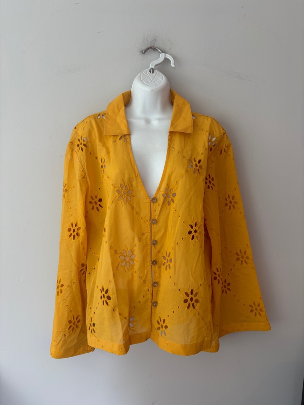 Matthew Williamson x Free People Mesquida Broderie Anglais Boho Top - Picture 2 of 15